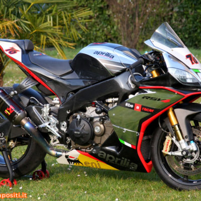 Aprilia RSV4 Grafica personalizzata Effetto Cromo