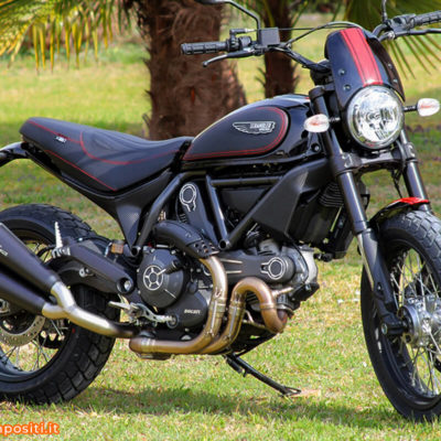 Ducati Scrambler Adattamenti vari e wrapping carbon look